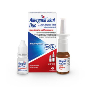 Produktbild von ALLERGODIL akut Duo 4ml AT akut/10ml NS akut