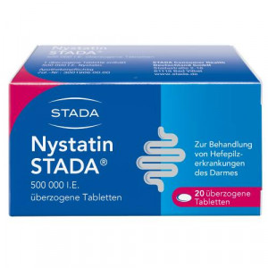 NYSTATIN STADA 500.000 I.E. &uuml;berzogene Tab.