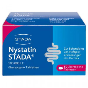 NYSTATIN STADA 500.000 I.E. &uuml;berzogene Tab.