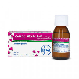 Produktbild von CETIRIZIN HEXAL Saft bei Allergien