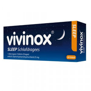 Produktbild von VIVINOX Sleep Schlafdragees &uuml;berzogene Tab.