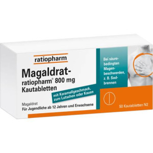 Produktbild von MAGALDRAT-ratiopharm 800 mg Tabletten