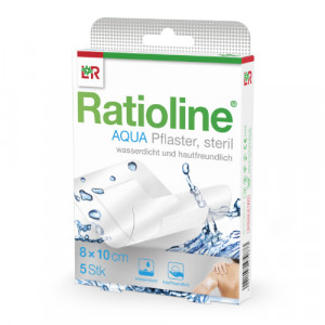 Produktbild von RATIOLINE aqua Duschpflaster Plus 8x10 cm steril