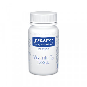 Produktbild von PURE ENCAPSULATIONS Vitamin D3 1000 I.E. Kapseln