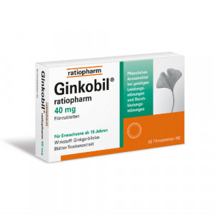 Produktbild von GINKOBIL-ratiopharm 40 mg Filmtabletten