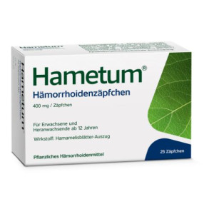 HAMETUM H&auml;morrhoiden Z&auml;pfchen