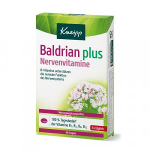 Produktbild von KNEIPP Baldrian plus Nervenvitamine Dragees