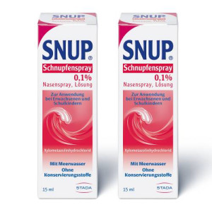 Produktbild von SNUP SCHNUPFENSPRAY 0,1%  2X15 ml