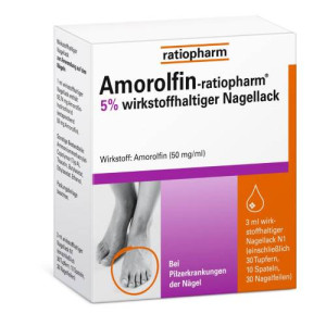Produktbild von AMOROLFIN-ratiopharm 5% wirkstoffhalt.Nagellack