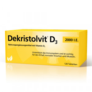 Produktbild von DEKRISTOLVIT D3 2000 I.E. Tabletten