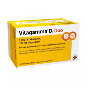 Produktbild von VITAGAMMA D3 Duo 1.000 I.E Vit.D3 150mg Magnes.NEM