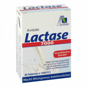 Produktbild von LACTASE 7.000 FCC Tabletten im Spender