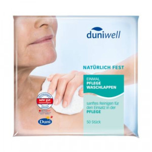Produktbild von DUNIWELL Einmal Pflege Waschlappen