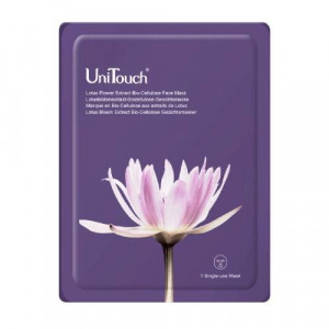 Produktbild von UNITOUCH Lotusbl&uuml;tenex.-Biozellulose Gesichtsmaske