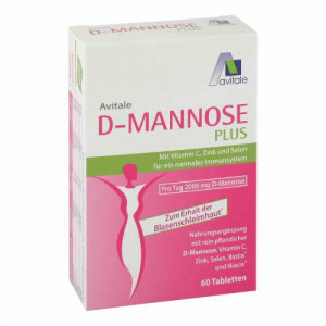 Produktbild von D-MANNOSE PLUS 2000 mg Tabl.m.Vit.u.Mineralstof.