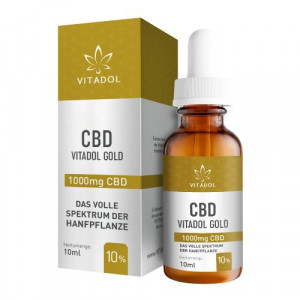 Produktbild von VITADOL Gold 10% CBD Mund&ouml;l