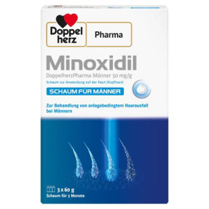 Produktbild von MINOXIDIL DoppelherzPharma M&auml;nner 50 mg/g Schaum